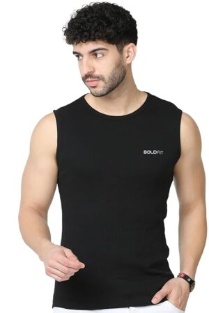 Boldfit Vest for Men Sleeveless Tshirt for Men Breathable Sando for Men Gym Vest for Men Lightweight Men Vest Sleeveless T Shirts for Men Comfortable Gym Wear for Men Vests for Men Sando for Men Gym