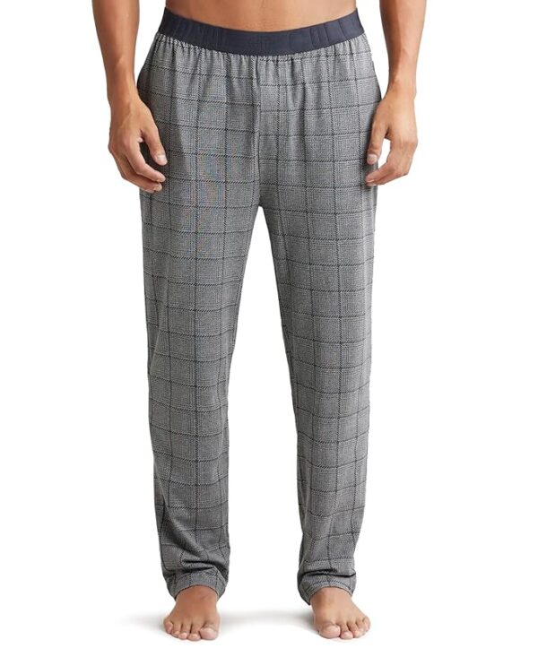 Jockey IM03 Men's Tencel Micro Modal Cotton Elastane Stretch Regular Fit Checkered Pyjama with Side Pockets (Prints May Vary)